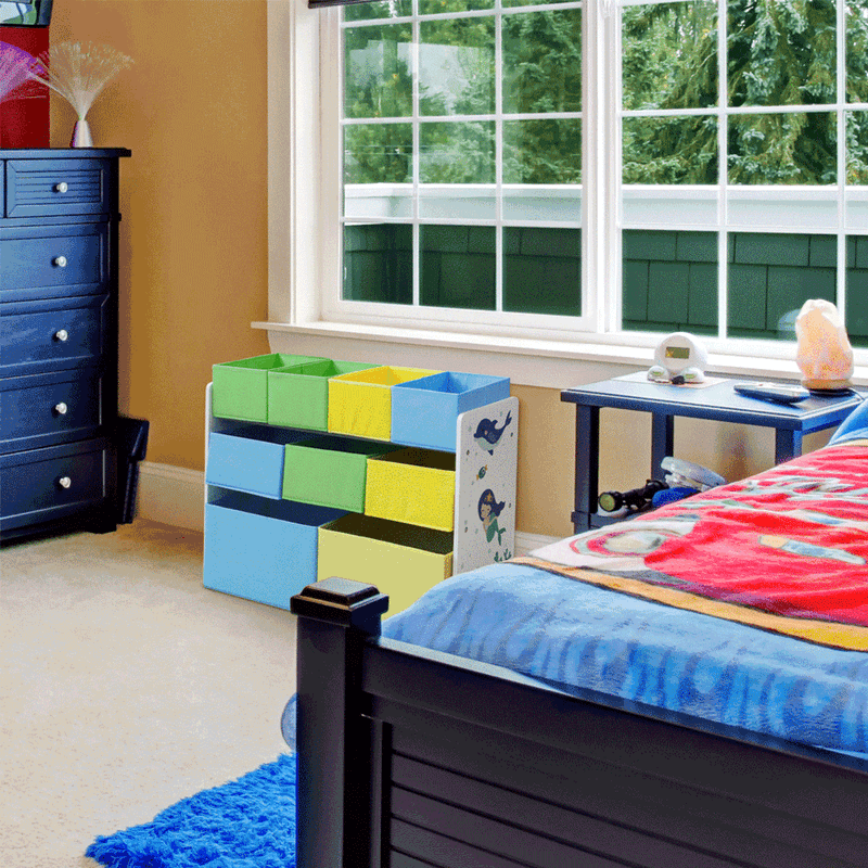 Casa si Gradina - Constructii - Depozitare, transport si protectie - Rafturi, fisete si vestiare - Organizator / raft pentru jucarii, multicolor / model, NOMITO TIP 2 - Infinity.ro