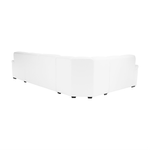 Casa si Gradina - Mobilier - Canapele si coltare - Coltare - Coltar in forma de U, piele ecologica, alb, model dreapta, BITER U - Infinity.ro