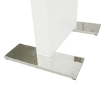 Casa si Gradina - Mobilier - Mese si birouri - Mese bucatarie si dining - Masa dining, alba HG, 120-160x80 cm, IRAKOL - Infinity.ro