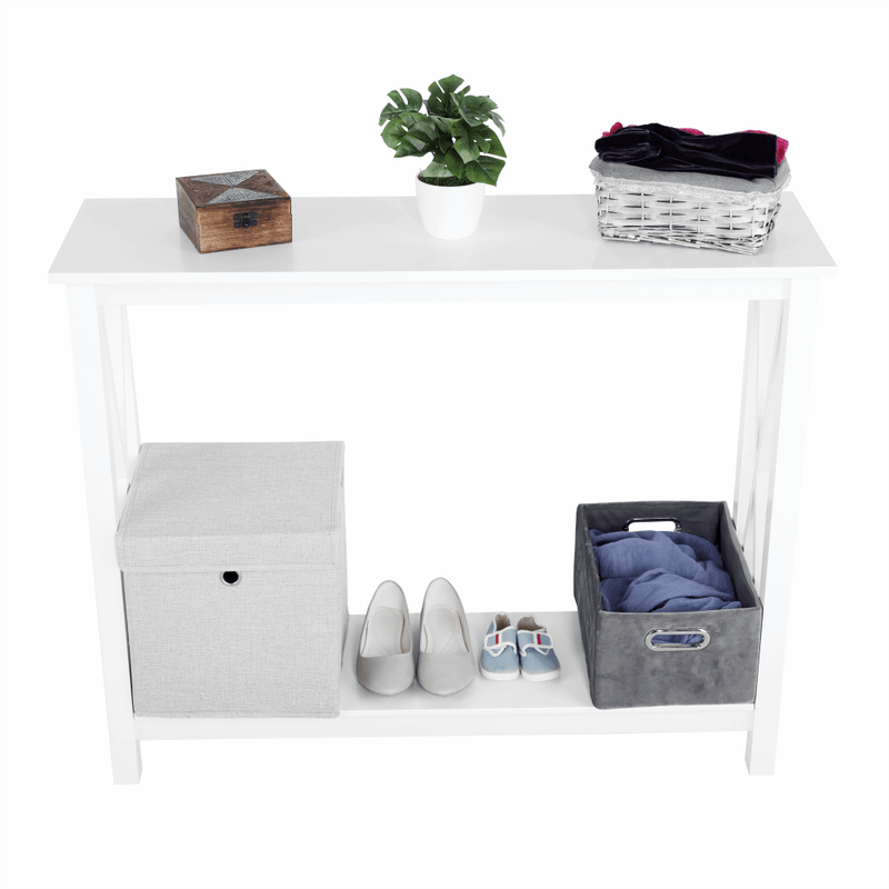 Casa si Gradina - Mobilier - Mese si birouri - Masute de cafea - Masuta tip consola, alb, SONET - Infinity.ro