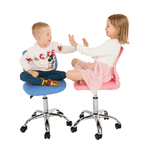 Casa si Gradina - Mobilier - Scaune si fotolii - Scaune - Scaun rotativ, SELVA, roz/crom - Infinity.ro