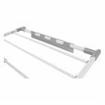 Market - Spalare si intretinere rufe - Uscatoare de rufe si accesorii - Uscator de haine, alb/gri, ELFY - Infinity.ro
