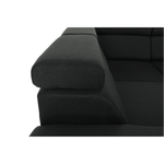 Casa si Gradina - Mobilier - Canapele si coltare - Coltare - Coltar, gri inchis, model dreapta, SEGORIA ROH U - Infinity.ro