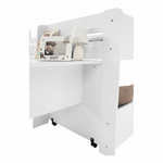 Casa si Gradina - Mobilier - Mobilier copii - Patuturi copii - Pat combinat pentru camera copiilor, alb, FANY - Infinity.ro