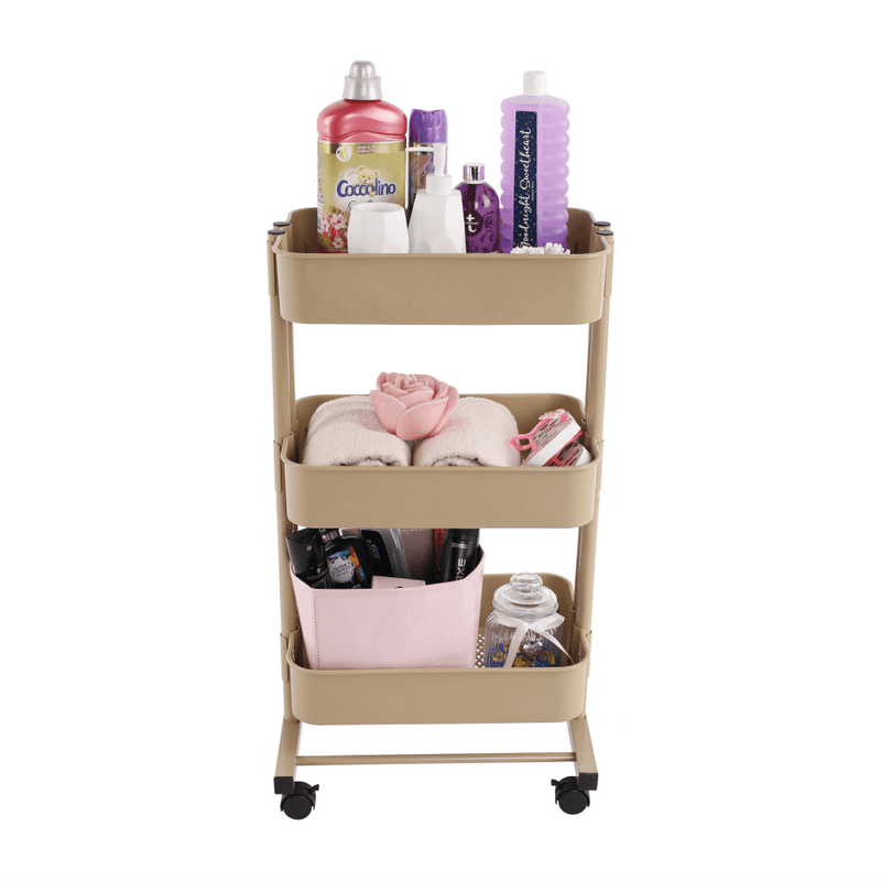 Casa si Gradina - Mobilier - Biblioteci si rafturi - Etajere - Etajera mobila, sampanie, VERNON - Infinity.ro