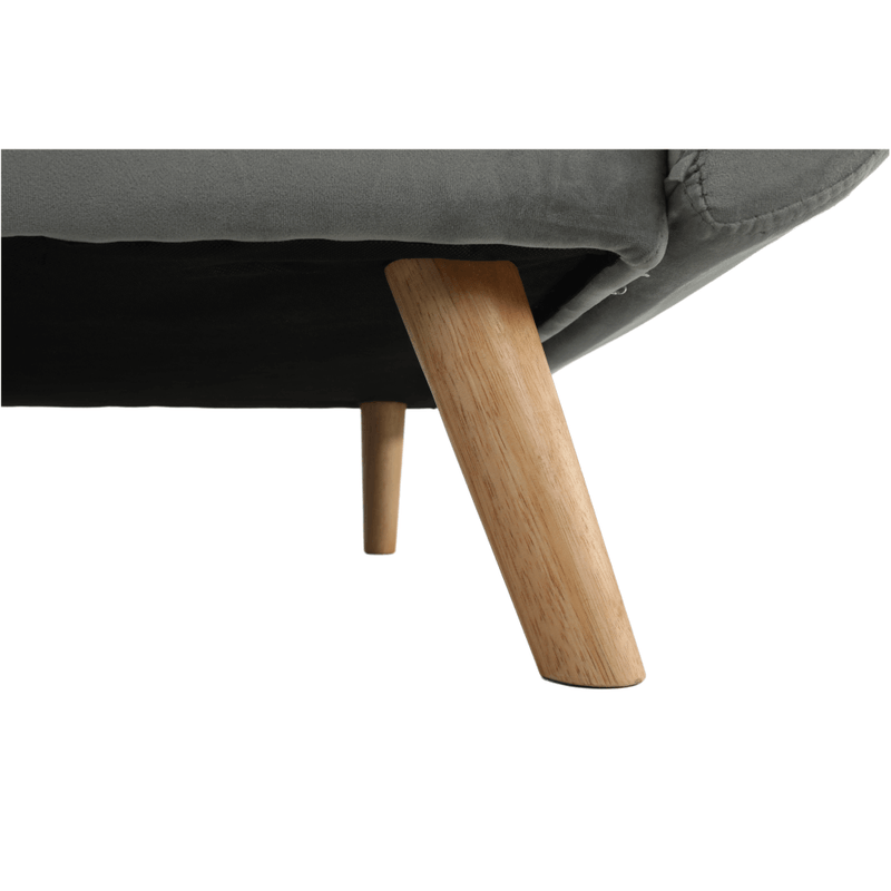 Casa si Gradina - Mobilier - Canapele si coltare - Coltare - Coltar extensibil, catifea gri deschis / fag, KAPRERA NEW - Infinity.ro