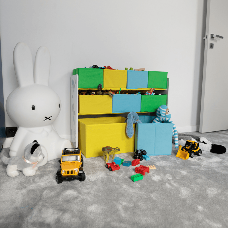 Casa si Gradina - Constructii - Depozitare, transport si protectie - Rafturi, fisete si vestiare - Organizator / raft pentru jucarii, multicolor / model, NOMITO TIP 2 - Infinity.ro