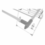 Market - Spalare si intretinere rufe - Uscatoare de rufe si accesorii - Uscator de haine, alb/gri, ELFY - Infinity.ro