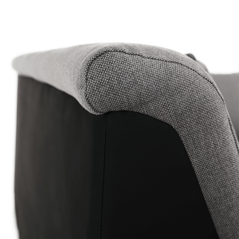 Casa si Gradina - Mobilier - Canapele si coltare - Canapele - Canapea, gri/negru, model dreapta, LIBERTO U - Infinity.ro