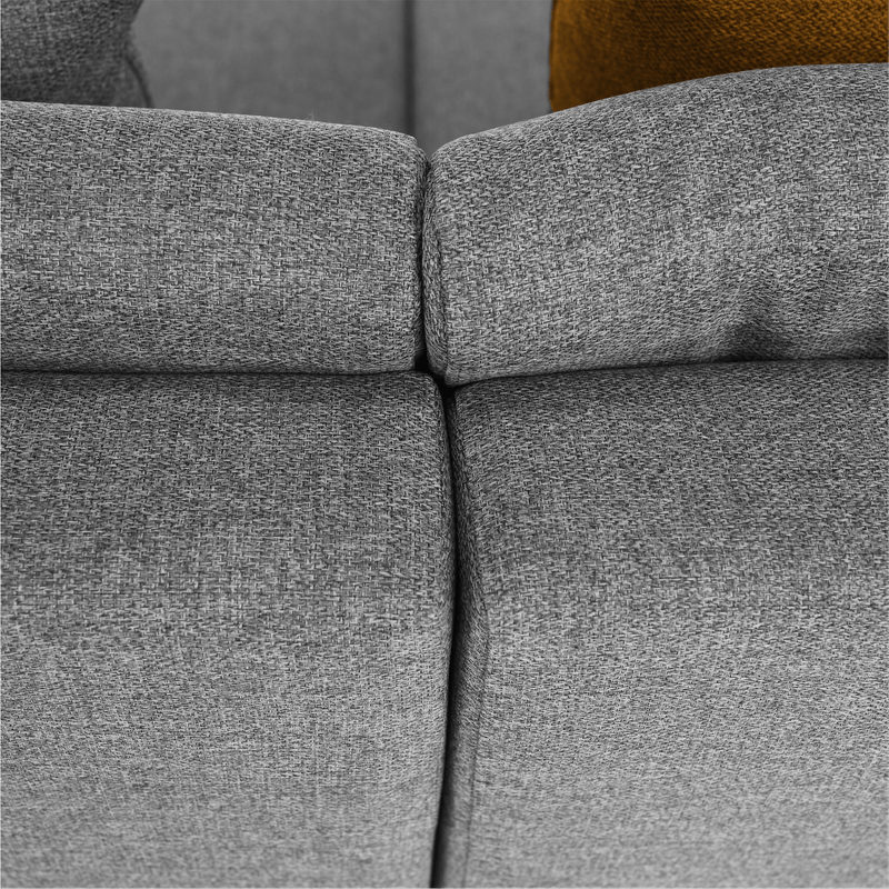 Casa si Gradina - Mobilier - Canapele si coltare - Canapele - Canapea, gri/mustar, model stanga, BELLIS U - Infinity.ro