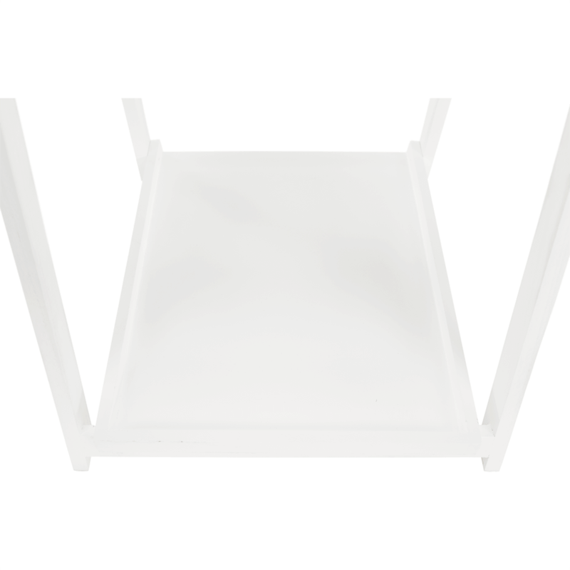 Casa si Gradina - Mobilier - Biblioteci si rafturi - Etajere - Etajera multifunctionala, alb, lemn masiv, ALASKA - Infinity.ro
