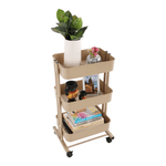 Casa si Gradina - Mobilier - Biblioteci si rafturi - Etajere - Etajera mobila, sampanie, VERNON - Infinity.ro