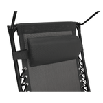 Casa si Gradina - Gradina si terasa - Mobilier exterior - Scaune si sezlonguri gradina - Set de 2 scaune reglabile de gradina, gri, KASPIAN - Infinity.ro