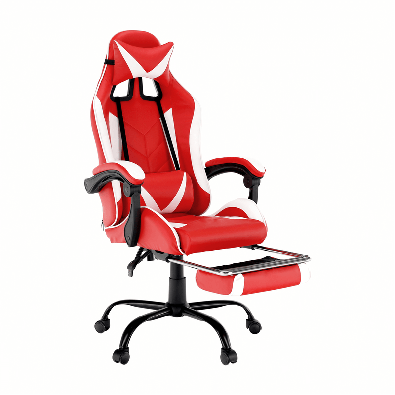 Casa si Gradina - Mobilier - Scaune si fotolii - Fotolii - Fotoliu birou/gaming, negru/alb/rosu, OZGE NEW - Infinity.ro