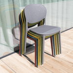 Casa si Gradina - Gradina si terasa - Mobilier exterior - Scaune si sezlonguri gradina - Scaun stivuibil, galben, FEDRA NEW - Infinity.ro