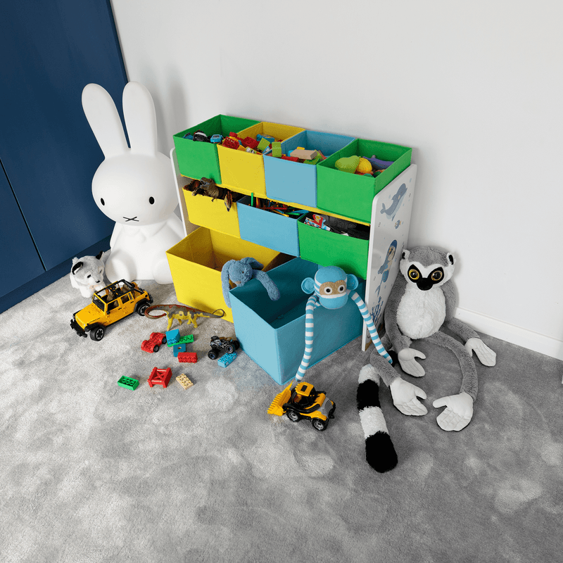 Casa si Gradina - Constructii - Depozitare, transport si protectie - Rafturi, fisete si vestiare - Organizator / raft pentru jucarii, multicolor / model, NOMITO TIP 2 - Infinity.ro