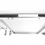 Casa si Gradina - Mobilier - Mese si birouri - Masute de cafea - Set 3 masute de cafea, alb mat/crom, MAGNO TYP 3 - Infinity.ro