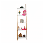 Casa si Gradina - Mobilier - Biblioteci si rafturi - Etajere - Etajera, alb/bambus, GAPA TYP 3 - Infinity.ro