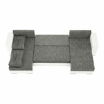Casa si Gradina - Mobilier - Canapele si coltare - Coltare - Coltar reversibil, alb/gri maroniu, ESSEN - Infinity.ro