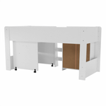 Casa si Gradina - Mobilier - Mobilier copii - Patuturi copii - Pat combinat pentru camera copiilor, alb, FANY - Infinity.ro