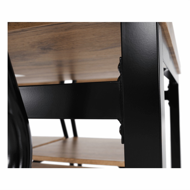 Casa si Gradina - Mobilier - Seturi de mobilier - Seturi mese si scaune - Set de luat masa 1 + 4, stejar artizanal, AMANDA - Infinity.ro