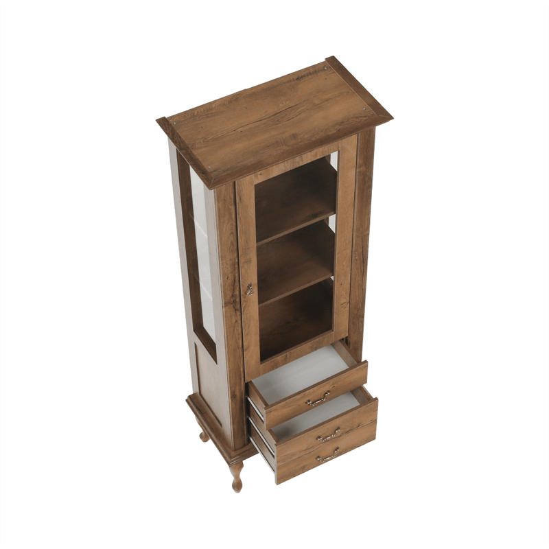 Casa si Gradina - Mobilier - Dulapuri si sifoniere - Dulapuri - Vitrina DA4, stejar lefkas, VILAR - Infinity.ro