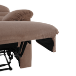 Ingrijire personala si Cosmetice - Sanatate si wellness - Articole wellness - Fotolii de masaj - Fotoliu reglabil masaj, material textil grej TAUPE, LAMBERT - Infinity.ro