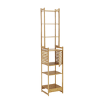 Casa si Gradina - Mobilier - Biblioteci si rafturi - Etajere - Etajera, bambus natural, SELENE TYP 4 - Infinity.ro