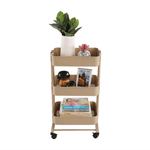 Casa si Gradina - Mobilier - Biblioteci si rafturi - Etajere - Etajera mobila, sampanie, VERNON - Infinity.ro