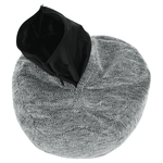Casa si Gradina - Mobilier - Scaune si fotolii - Fotolii - Husa-puf de ezut,, negru/alb, HANORD - Infinity.ro