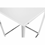 Casa si Gradina - Mobilier - Mese si birouri - Masute de cafea - Set 3 masute de cafea, alb mat/crom, MAGNO TYP 3 - Infinity.ro