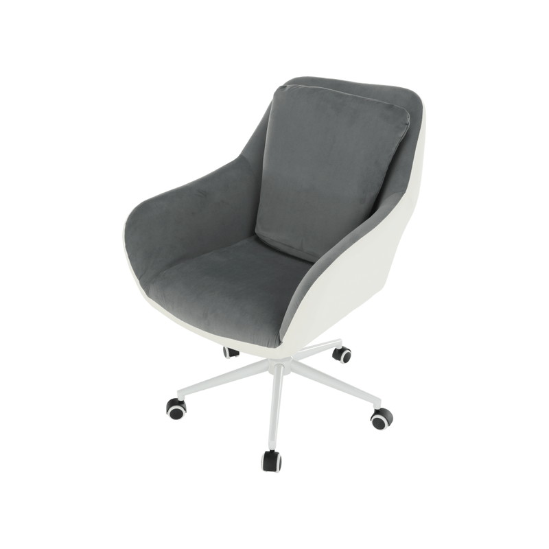 Casa si Gradina - Mobilier - Scaune si fotolii - Fotolii - Fotoliu de birou, alb/gri, IMELDA - Infinity.ro
