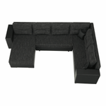 Casa si Gradina - Mobilier - Canapele si coltare - Coltare - Coltar reversibil, negru/negru spicat, STILA - Infinity.ro