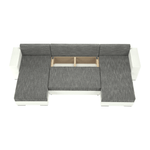 Casa si Gradina - Mobilier - Canapele si coltare - Coltare - Coltar reversibil, alb/gri maroniu, ESSEN - Infinity.ro