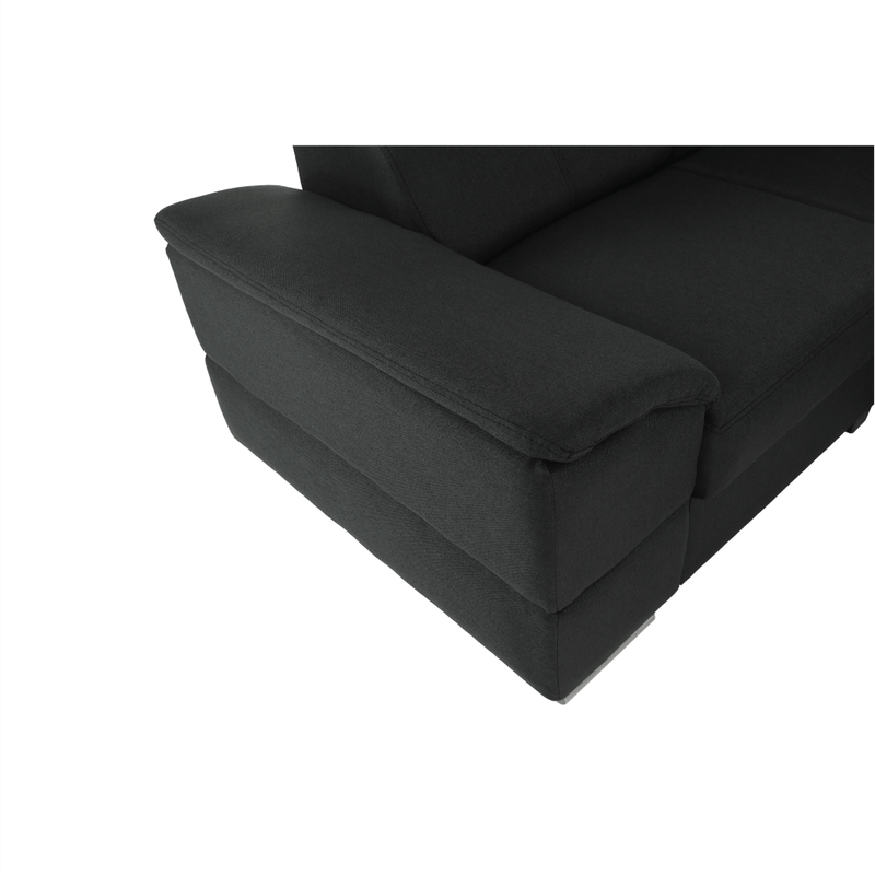 Casa si Gradina - Mobilier - Canapele si coltare - Coltare - Coltar, gri inchis, model dreapta, SEGORIA ROH U - Infinity.ro