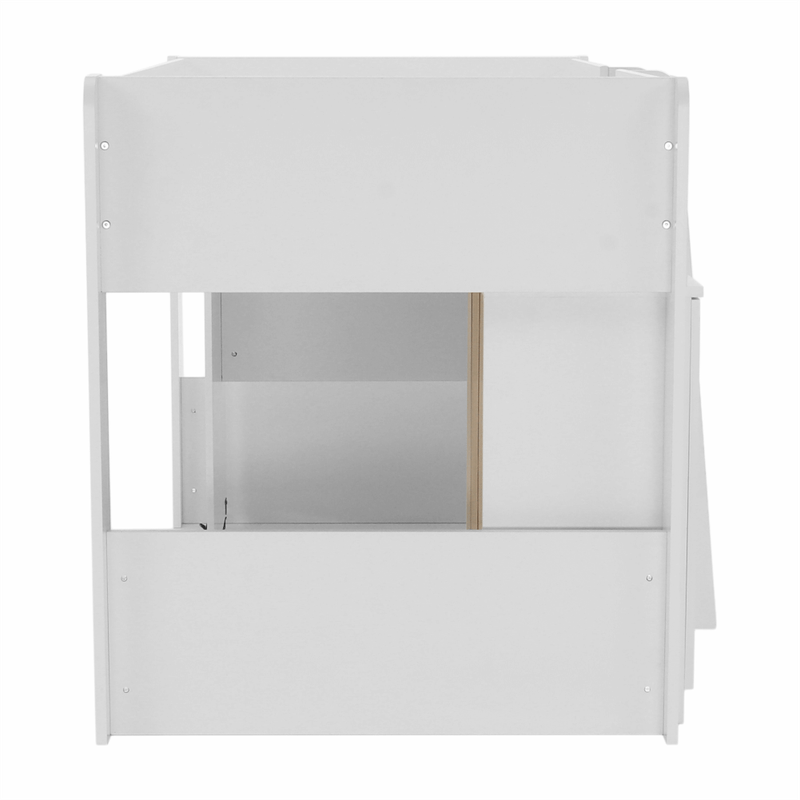 Casa si Gradina - Mobilier - Mobilier copii - Patuturi copii - Pat combinat pentru camera copiilor, alb, FANY - Infinity.ro