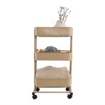Casa si Gradina - Mobilier - Biblioteci si rafturi - Etajere - Etajera mobila, sampanie, VERNON - Infinity.ro