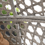 Casa si Gradina - Gradina si terasa - Mobilier exterior - Scaune si sezlonguri gradina - Scaun suspendat gri / negru / maro, NEUL - Infinity.ro