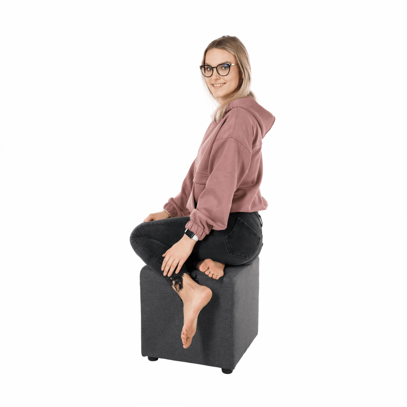 Casa si Gradina - Mobilier - Scaune si fotolii - Tabureti - Taburet, gri, BRAULIO - Infinity.ro