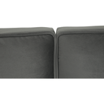 Casa si Gradina - Mobilier - Canapele si coltare - Coltare - Coltar extensibil, catifea gri deschis / fag, KAPRERA NEW - Infinity.ro