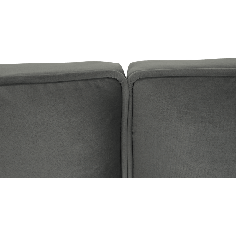 Casa si Gradina - Mobilier - Canapele si coltare - Coltare - Coltar extensibil, catifea gri deschis / fag, KAPRERA NEW - Infinity.ro