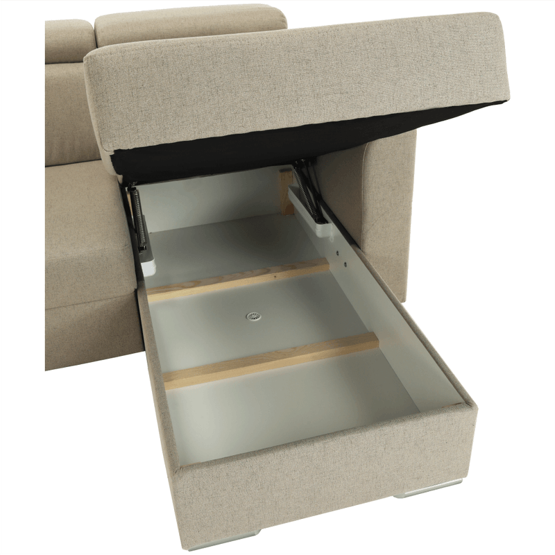 Casa si Gradina - Mobilier - Canapele si coltare - Coltare - Coltar de lux, bej/caramiziu, stanga, MARIETA U - Infinity.ro