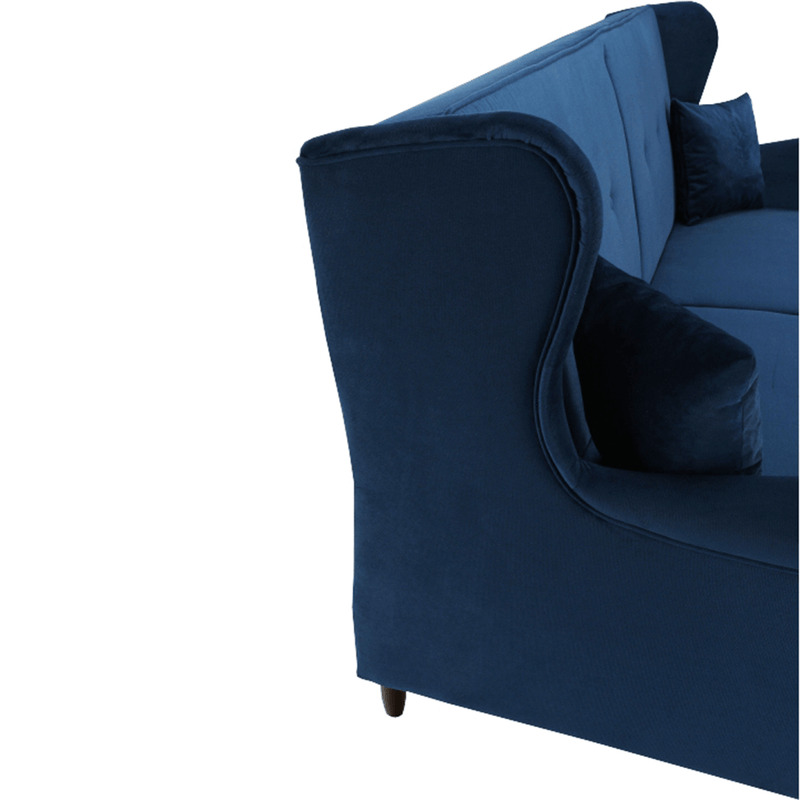 Casa si Gradina - Mobilier - Canapele si coltare - Coltare - Coltar extensibil, material textil albastru, COLUMBUS - Infinity.ro
