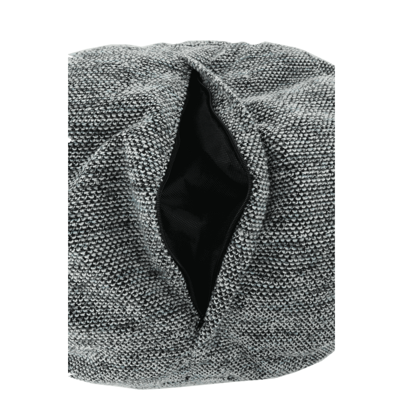 Casa si Gradina - Mobilier - Scaune si fotolii - Fotolii - Husa-puf de ezut,, negru/alb, HANORD - Infinity.ro