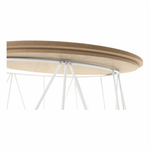 Casa si Gradina - Mobilier - Mese si birouri - Masute de cafea - Set masute auxiliare, natural/alb, DALUX - Infinity.ro