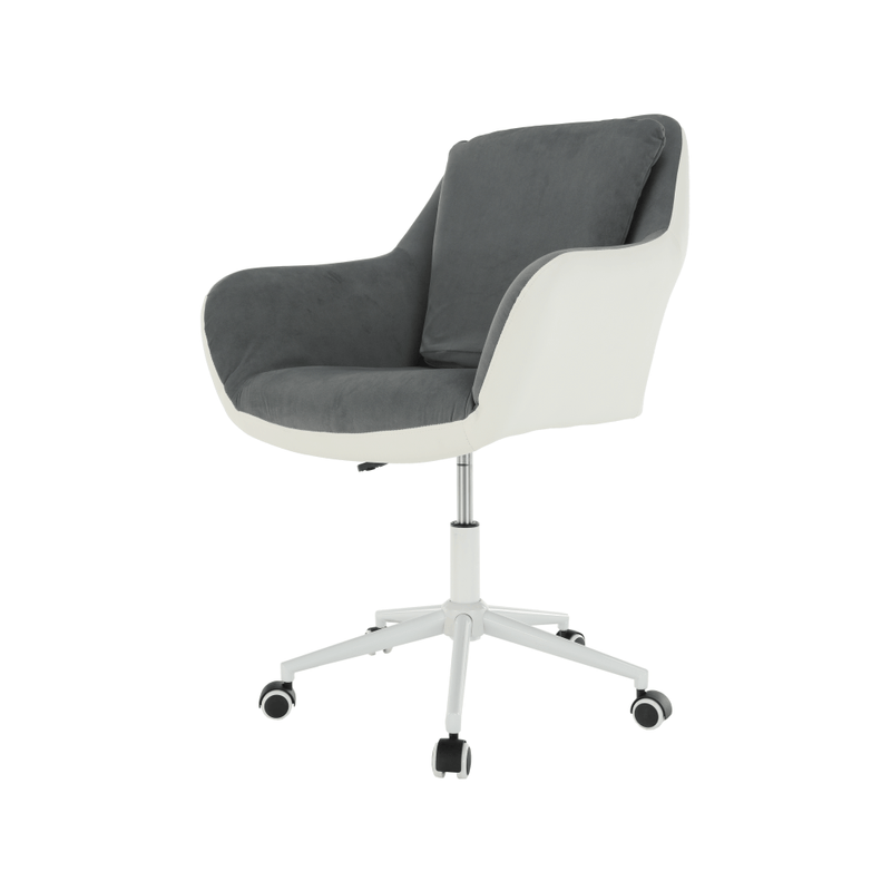 Casa si Gradina - Mobilier - Scaune si fotolii - Fotolii - Fotoliu de birou, alb/gri, IMELDA - Infinity.ro