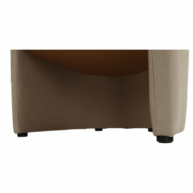 Casa si Gradina - Mobilier - Scaune si fotolii - Fotolii - Fotoliu de club, material textil bej, CUBA - Infinity.ro