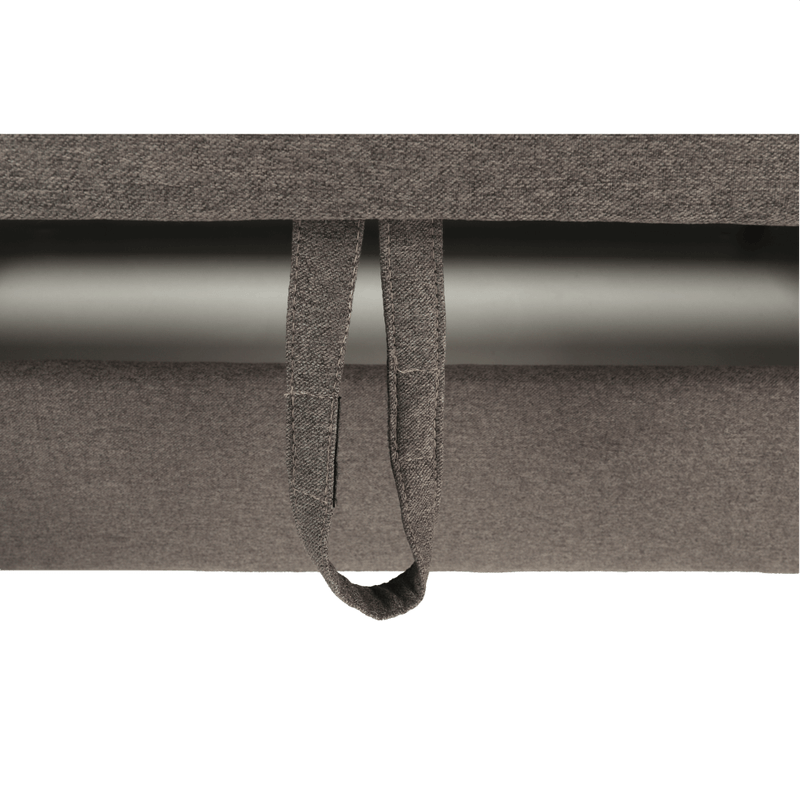 Casa si Gradina - Mobilier - Canapele si coltare - Coltare - Coltar, material textil gri maroniu TAUPE, model dreapta, BRIDGET - Infinity.ro