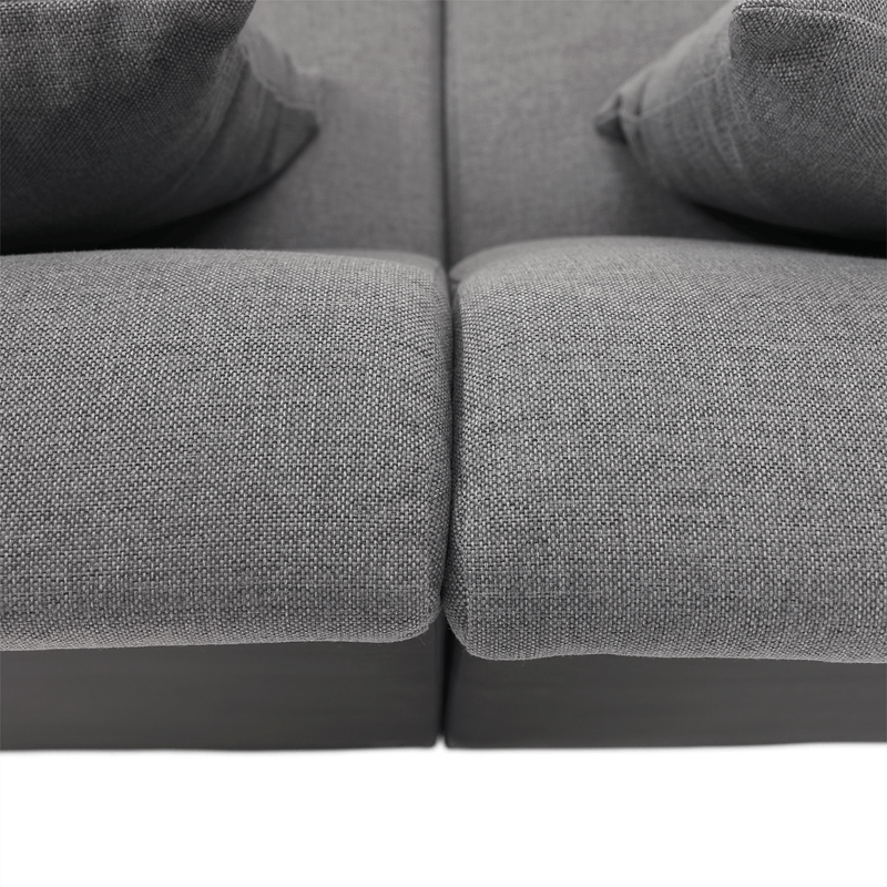 Casa si Gradina - Mobilier - Canapele si coltare - Canapele - Canapea, gri/negru, model dreapta, LIBERTO U - Infinity.ro