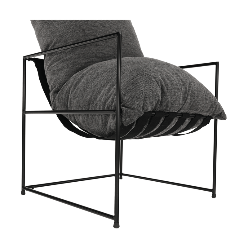 Casa si Gradina - Mobilier - Scaune si fotolii - Fotolii - Fotoliu modern, gri/negru, DEKER - Infinity.ro